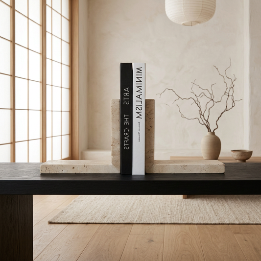 Maison Japandi — Tables en pierre naturelle
