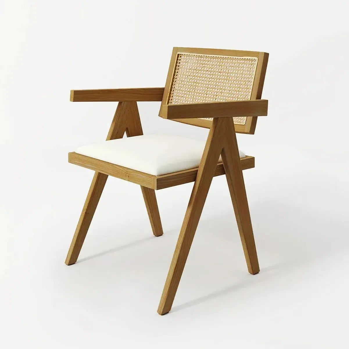 Japandi – Chaise Ro en Bois et cannage – Design scandinave et confort moderne