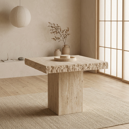 Structure table japandi pierre naturelle | Maison Japandi