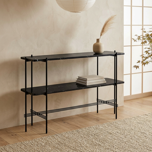 Console japandi Métal en pierre naturelle — Maison Japandi