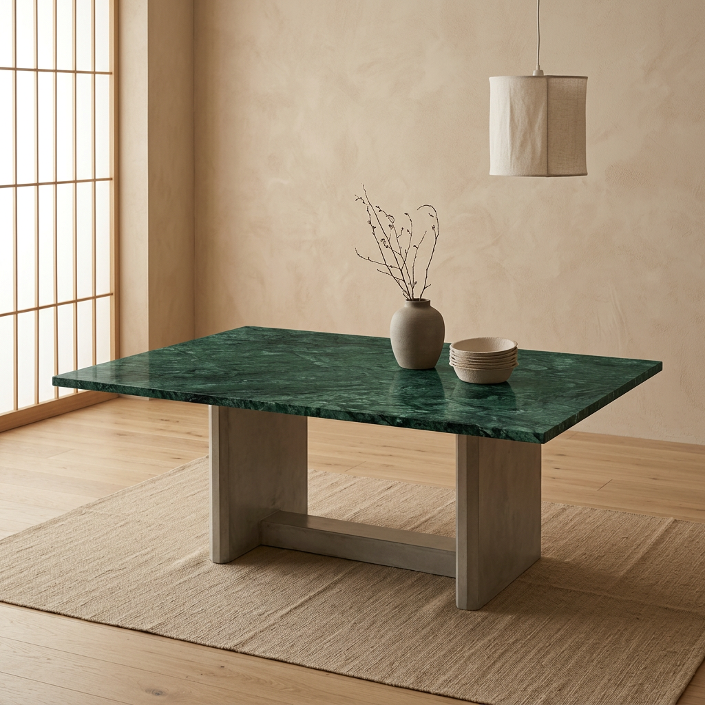 Structure table basse japandi Sei pierre naturelle | Maison Japandi