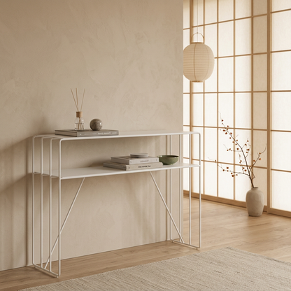 Structure console japandi Métal pierre naturelle | Maison Japandi