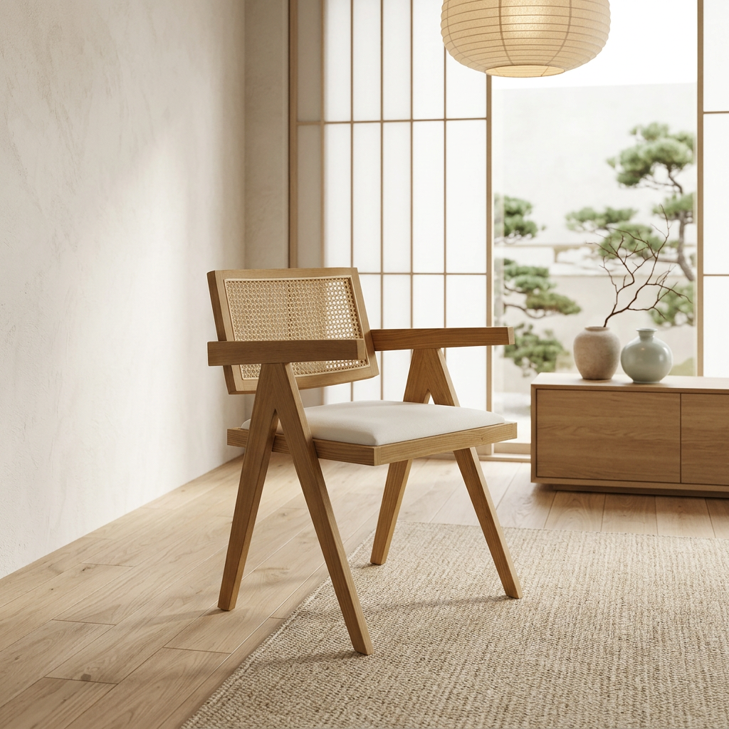 Maison Japandi — Tables en pierre naturelle