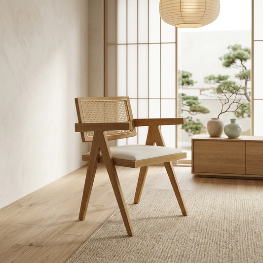 Maison Japandi — Tables en pierre naturelle