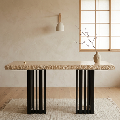 Console japandi Arashi dans un intérieur japandi — Travertin | Maison Japandi