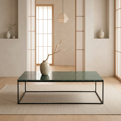 Structure table basse japandi Wabisabi pierre naturelle | Maison Japandi