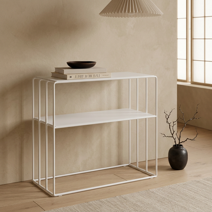 Structure console japandi Métal pierre naturelle | Maison Japandi