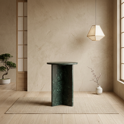 Table de chevet japandi Tables dans un intérieur japandi — Marbre | Maison Japandi