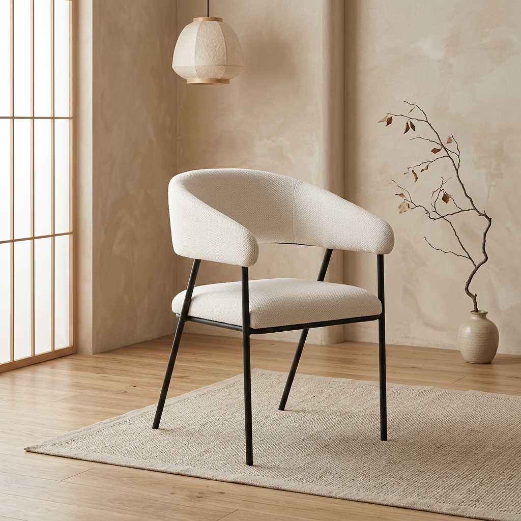 Maison Japandi — Tables en pierre naturelle