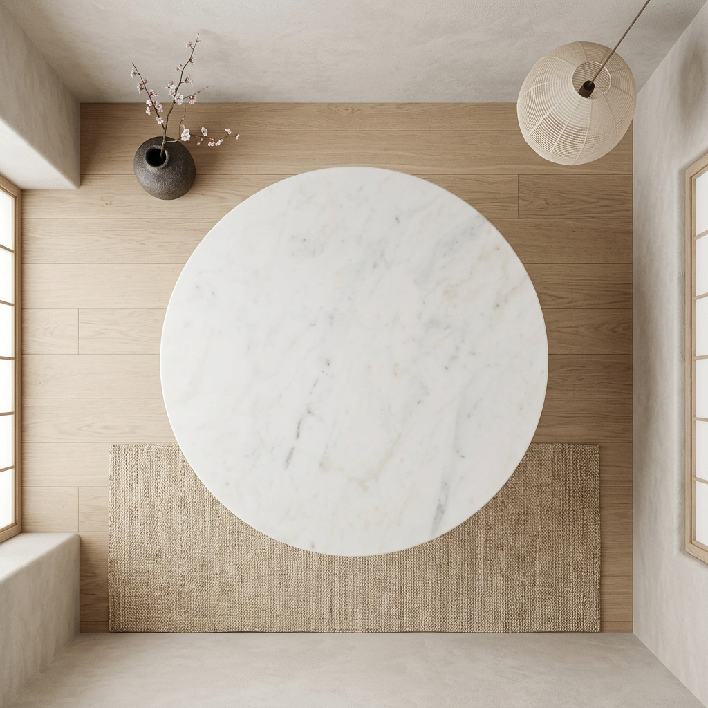 Structure table de chevet japandi Tables pierre naturelle | Maison Japandi