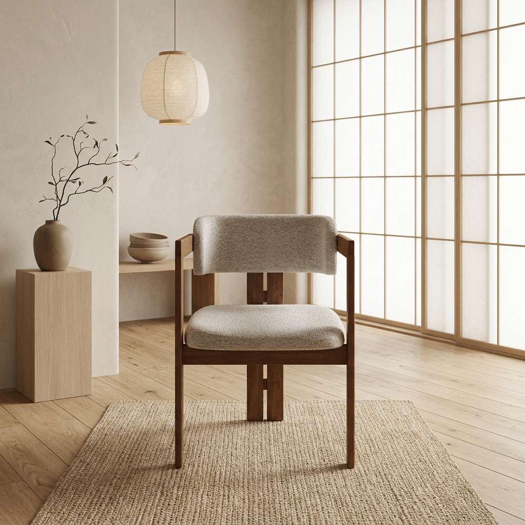 Détail pierre naturelle naturel — Table japandi | Maison Japandi