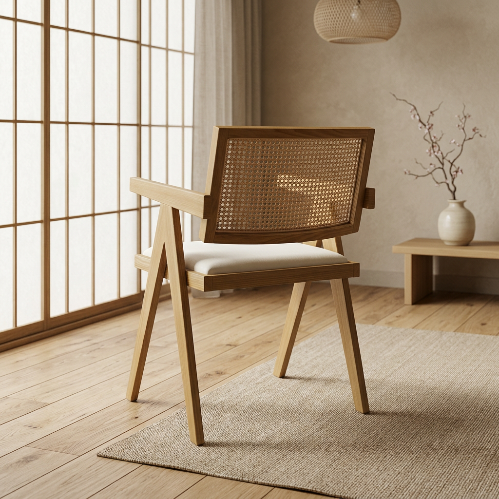 Maison Japandi — Tables en pierre naturelle