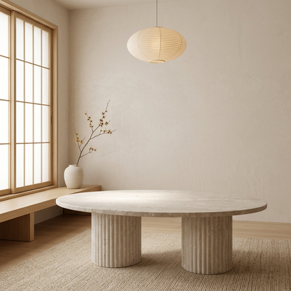 Structure table basse japandi Gan pierre naturelle | Maison Japandi